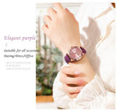 POEDAGAR Relógio Feminino Elegante com Pulseira Clássica