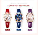 POEDAGAR Relógio Feminino Elegante com Pulseira Clássica