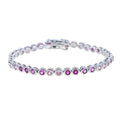 PULSEIRA TENNIS EM ZIRCÔNIA – GOLD CLASSIC