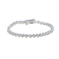 PULSEIRA TENNIS EM ZIRCÔNIA – GOLD CLASSIC