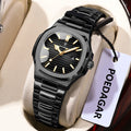 POEDAGAR Original Quartz Women Watch Stainless Steel Waterproof Luminous Ladies Watch Date Fashion Elegant Woman’s Watches Reloj