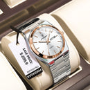 Relógio Masculino Nova Steel Minimal POEDAGAR Luxo