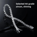 PULSEIRA RÍGIDA PRATA  ZIRCÔNIA PRIME