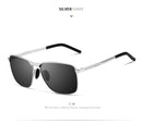 Óculos de Sol Polarizado Veithdia V2462 Classic Rectangle UV400