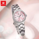 OLEVS Relógio Feminino Elegante Luminoso com Calendário