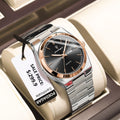 Relógio Masculino Nova Steel Minimal POEDAGAR Luxo