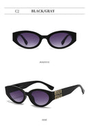 Óculos de Sol Unissex MERCELYN Aura Oval – Estilo Moderno &amp; Conforto Diário