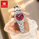 OLEVS Relógio Feminino Luxo Elegante Luminoso
