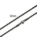 COLAR CORRENTE TORCIDA INOX PRIME