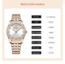 CURREN Relógio Feminino Elegance Premium