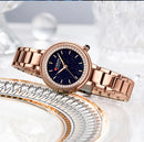 CURREN Relógio Feminino Luxo Minimalista