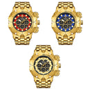 Relógio de Luxo YaLaLuSi – Elegância Gold