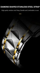 Relógio Masculino Vector Urban Steel POEDAGAR luxo