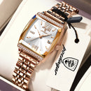 POEDAGAR Relógio Feminino Elegante Design Exclusivo