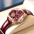 POEDAGAR Relógio Feminino Elegante com Pulseira Clássica