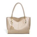 BOLSA BUCKET EM COURO ELEGANCE