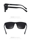 Óculos de Sol Polarizado BARCUR Classic Sport Rectangle UV400