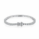 BRACELETE CUFF EM PLATINA COM DIAMANTES – LUXE ETERNAL  OURO