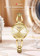 CURREN Relógio Feminino Elegante