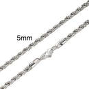 COLAR CORRENTE TORCIDA INOX PRIME