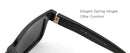 Óculos de Sol Polarizado ZENOTTIC Urban Drive Rectangle UV400