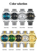 Relógio Masculino Auron Steel Flow POEDAGAR Classic Luxury
