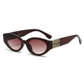 Óculos de Sol Unissex MERCELYN Solar Oval UV – Estilo Fashion &amp; Proteção Total