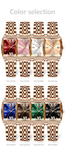 POEDAGAR Relógio Feminino Elegante Design Exclusivo