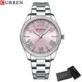 Relógio Feminino Curren Fashion Casual LUXO
