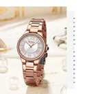 CURREN Relógio Feminino Elegante Luminoso