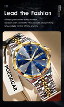POEDAGAR Relógio Masculino Premium