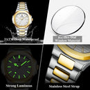 POEDAGAR Original Quartz Women Watch Stainless Steel Waterproof Luminous Ladies Watch Date Fashion Elegant Woman’s Watches Reloj
