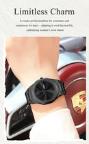 POEDAGAR Relógio Feminino Elegante Design Exclusivo