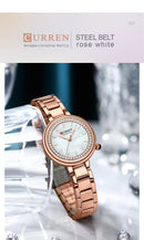 CURREN Relógio Feminino Luxo Minimalista