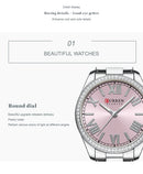 Relógio Feminino Curren Fashion Casual LUXO