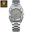 POEDAGAR Relógio Feminino Elegante Retangular Luminoso luxo