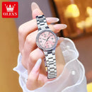 OLEVS Relógio Feminino Elegante Luminoso com Calendário