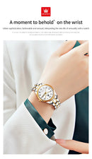OLEVS Relógio Feminino Luxo Esportivo Elegante