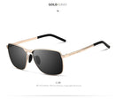 Óculos de Sol Polarizado Veithdia V2462 Classic Rectangle UV400