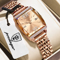 POEDAGAR Relógio Feminino Elegante Design Exclusivo