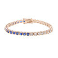 PULSEIRA TENNIS EM ZIRCÔNIA – GOLD CLASSIC