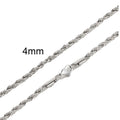 COLAR CORRENTE TORCIDA INOX PRIME
