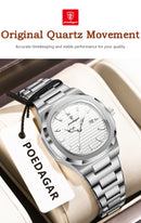 Relógio Masculino Squareline Pure Steel POEDAGAR