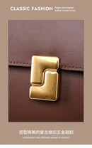 BOLSA DE COURO LUMINA SQUARE
