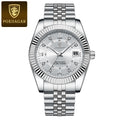 Relógio Masculino Auron Steel Flow POEDAGAR Classic Luxury
