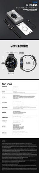 Zeblaze Smartwatch VIBE 8 AMOLED com Chamadas