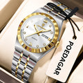 POEDAGAR Luxury Original Ladies Watch Luminous Waterproof Week Date Woman Wristwatch Stainless Steel Women Quartz Watches Female