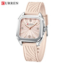 CURREN Women Watch for Nurse Easy to Read Dial Wristwatches Silicone Band Watches Second Hand and 24 Hour Nurse Watches