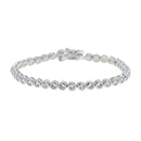 PULSEIRA TENNIS EM ZIRCÔNIA – GOLD CLASSIC