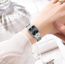 CURREN Relógio Feminino Elegante Retangular